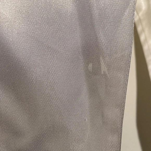 Vintage Off White Satin Blazer - Picture 16 of 17